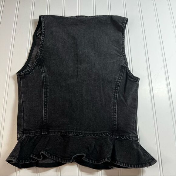 Wild Fable Black Denim Vest XXS - Picture 2 of 7